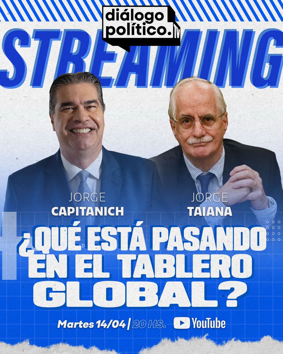 PJDistritoChaco's tweet photo. Conversaremos con Jorge Taiana sobre política exterior, defensa, recursos naturales y futuro.

 ➡️ Sumate a mirar, pensar y debatir!  

Agendalo 👇 
(https://t.co/kl3X02gsDu) 

🗓️ Martes 14 de abril
 ���20:00 hs

https://t.co/pgKh0b5v22 https://t.co/ZV3zb23Y4e