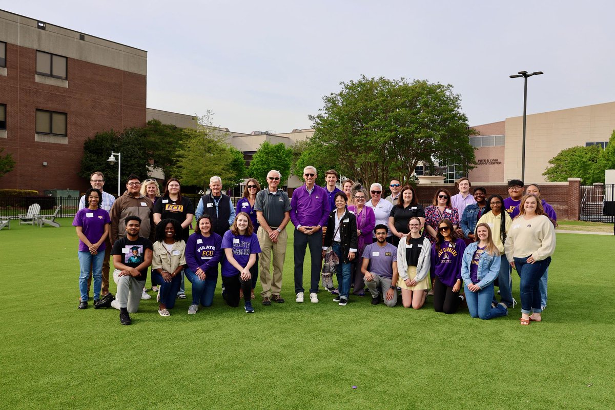 ECUAdvancement's tweet photo. Tailgate ➡️ First pitch ⚾

Thanks to the @NCgoldenLEAF Foundation for joining us ahead of ECU Baseball and for supporting scholarships that create opportunity for our students.

👏 Scott T. Hamilton on the first pitch! https://t.co/Ycf4VLVINV