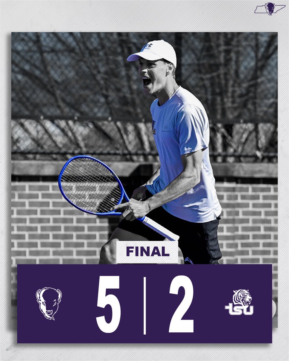 LipscombMTennis's tweet photo. BISONS WIN 🔥

Regular Season Finale and Senior Day on Friday morning!

#IntoTheStorm ⛈️ | #HornsUp 🤘 https://t.co/mThE9brtfo