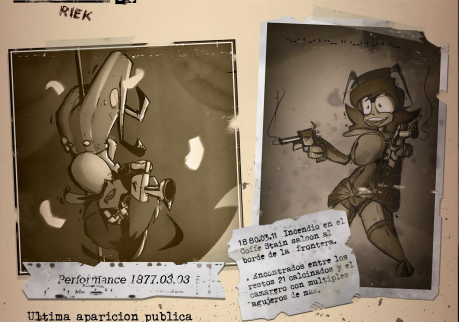 OMG I found a fake newspaper clipping i did a few years ago for an assignment... its in spanish tho i may translate it and post it... 👀