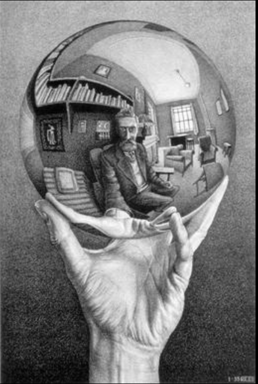 LisaJRose's tweet photo. @NASA I just heard your livecast on #quaternions (the interview with the gaming guy). FYI to other nerds like me totally into this,here u go. Escher did some thinking and image making utilizing such. Takeaway: art is art vs. "digital" VS. "analog". Principles=basic  #art #Escher https://t.co/I3oYscPzFz