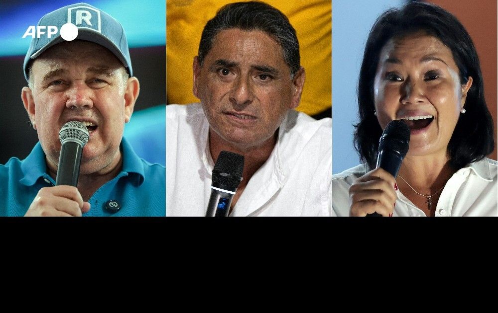 A comedian, an autocrat's daughter and a businessman who likens himself to a cartoon pig — three rightwing candidates lead the polls ahead of Peru's presidential vote on Sunday, but a crowded field leaves plenty of room for surprise. u.afp.com/Sbtj