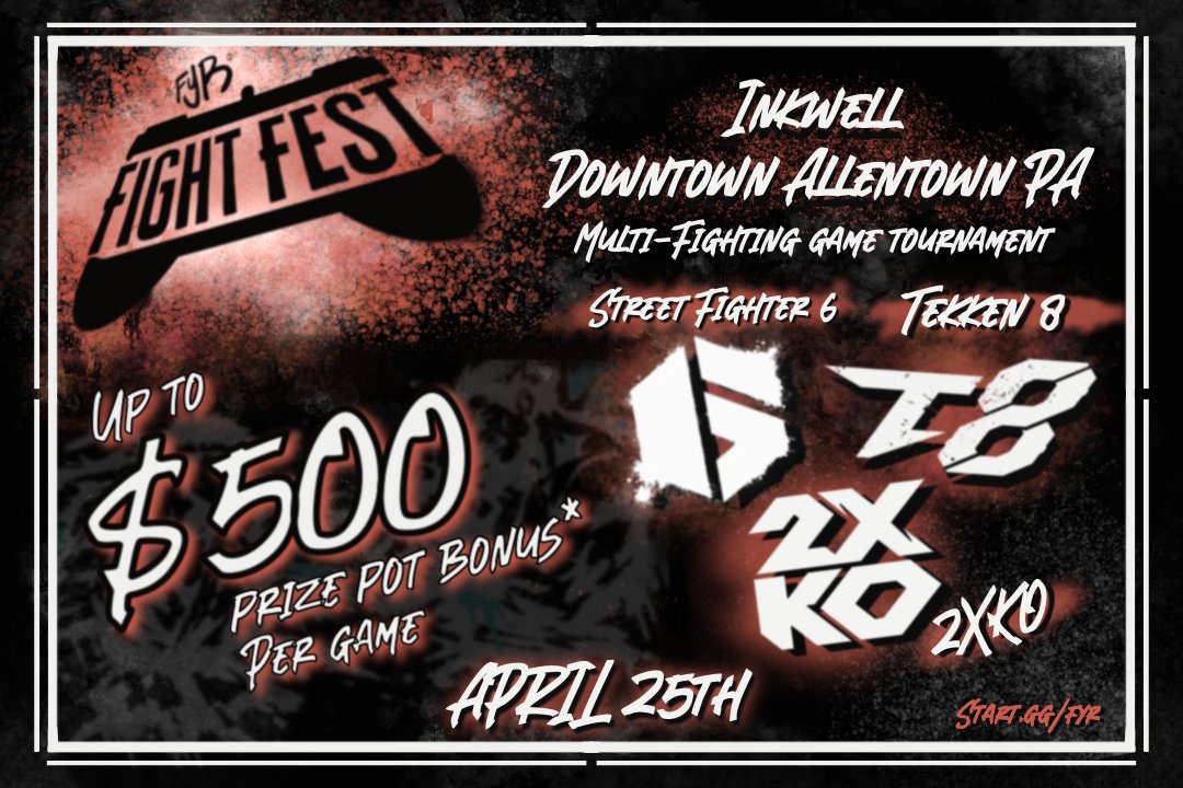 Fight Your Rival Lehigh Valley FGC - April 25 tweet media