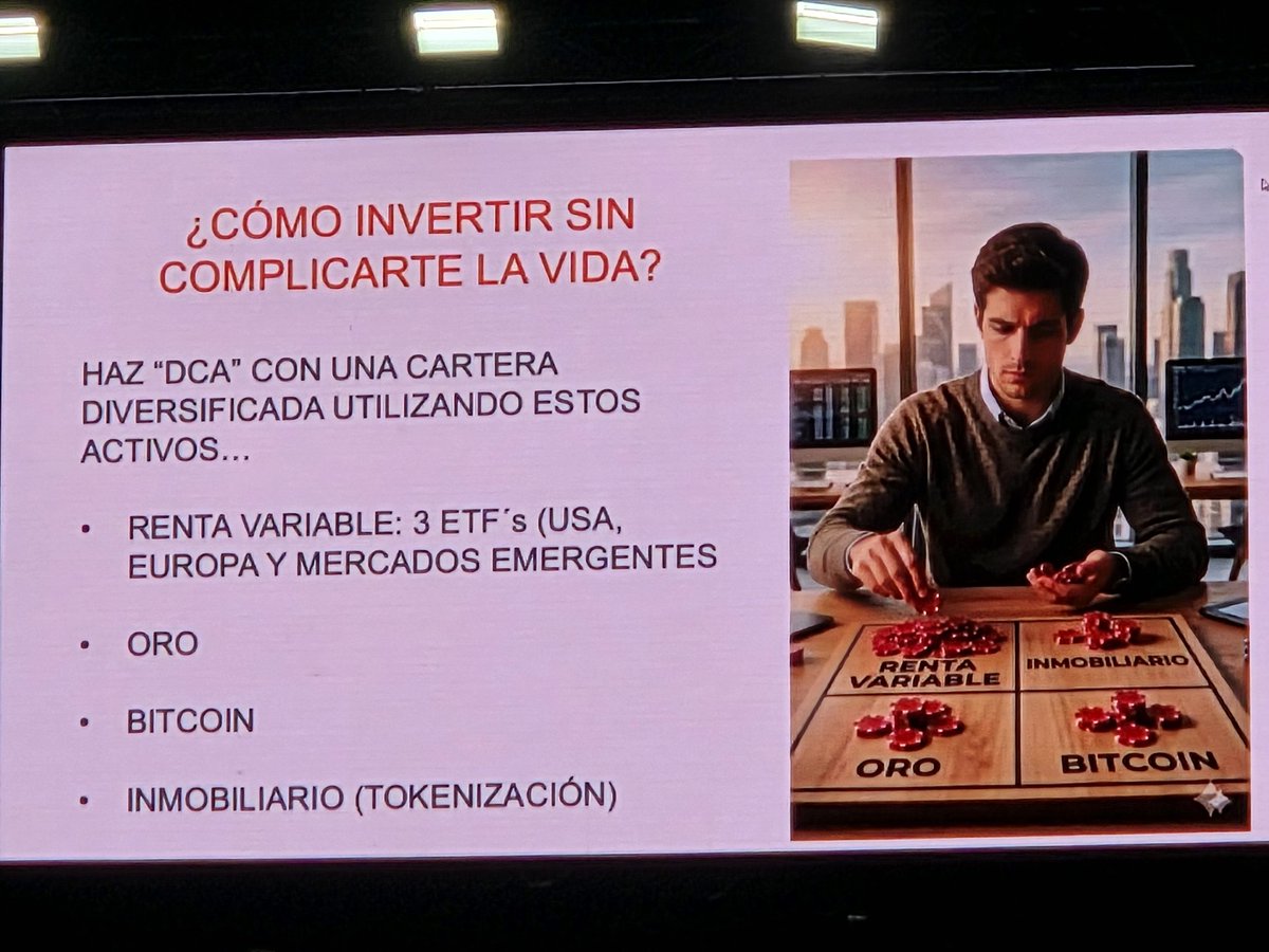 julio004's tweet photo. Así en una imagen te resume @PabloGilTrader como invertir a largo plazo. En 6 sencillos rubros y con la estrategia infalible DCA.  Gracias Pablo un honor conocerte y escuchar tu charla https://t.co/Eac4btXhZA