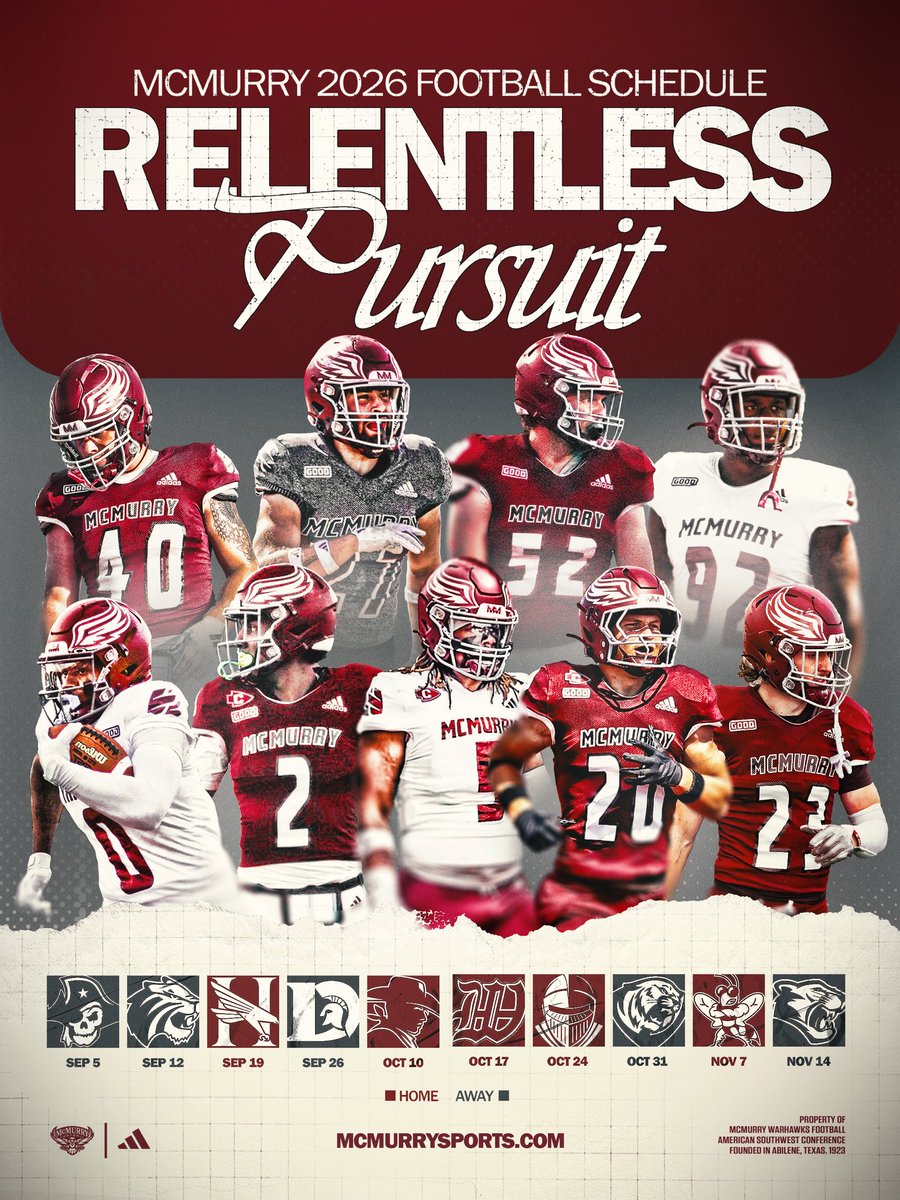 McMURRY FOOTBALL (@mcmurryfootball) on Twitter photo 