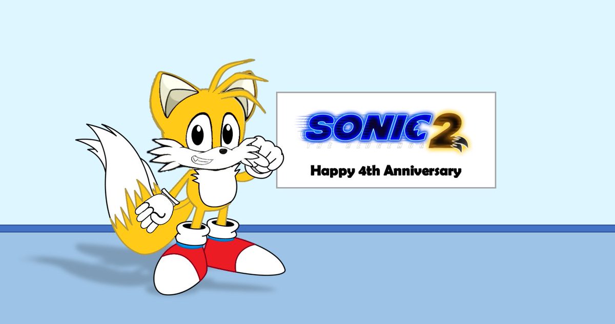 classictails09's tweet photo. Hi, everyone! Guess what? It's Sonic Movie 2's 4th Anniversary! Happy 4th Anniversary to Sonic Movie 2 😄🎉
#SonictheHedgehog #SonicMovie2 #ClassicTails #SonicFanart #DigitalArt #Sonic2026 https://t.co/5vPvzTicLJ
