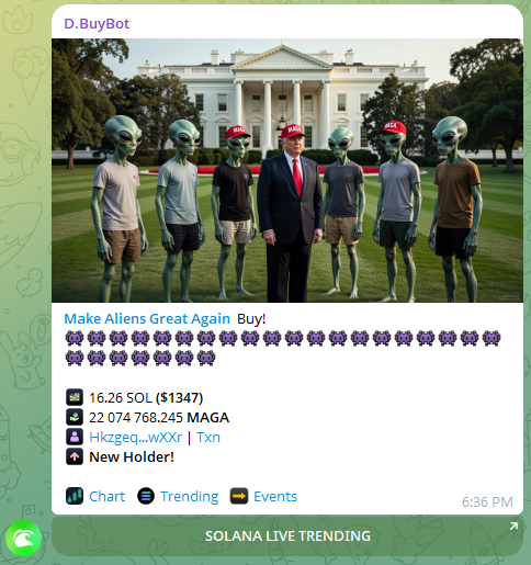 Make Aliens Great Again tweet media