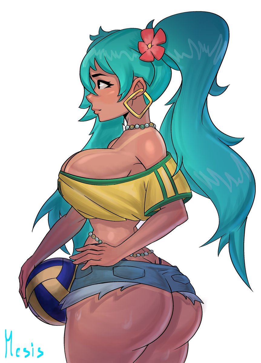 Mesis_art's tweet photo. Brasilian miku #miku #かさねてと #初音ミク #brasilianmiku https://t.co/kKEKMjOo6H