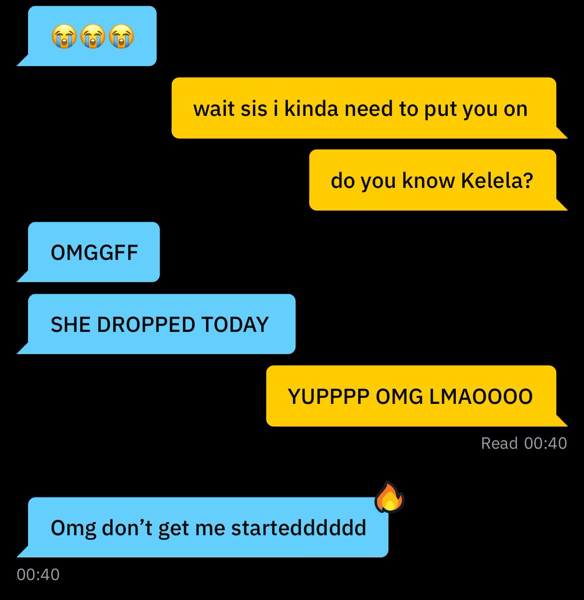 FKAY0NCE's tweet photo. BITCH LMFAOO https://t.co/z9gQG0QW5u