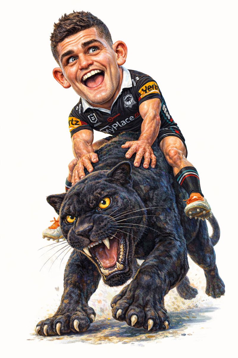 Stickytoons1's tweet photo. @three5spades @PenrithPanthers Giddyup #aiartist #stickytoons https://t.co/oQzB0FlLQo