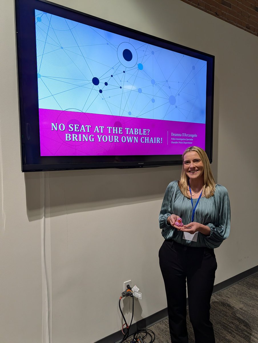 Spring Training Symposium Day 1 Afternoon Breakout: No Seat at the Table? Bring Your Own Chair
Deanna D'Arcangelo
Chandler Police Department