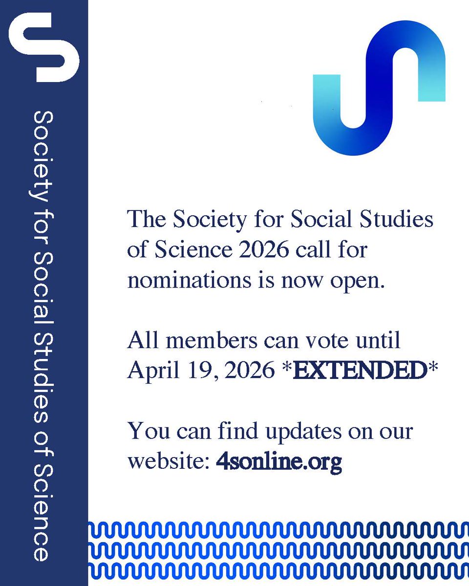 The Society for Social Studies of Science tweet media