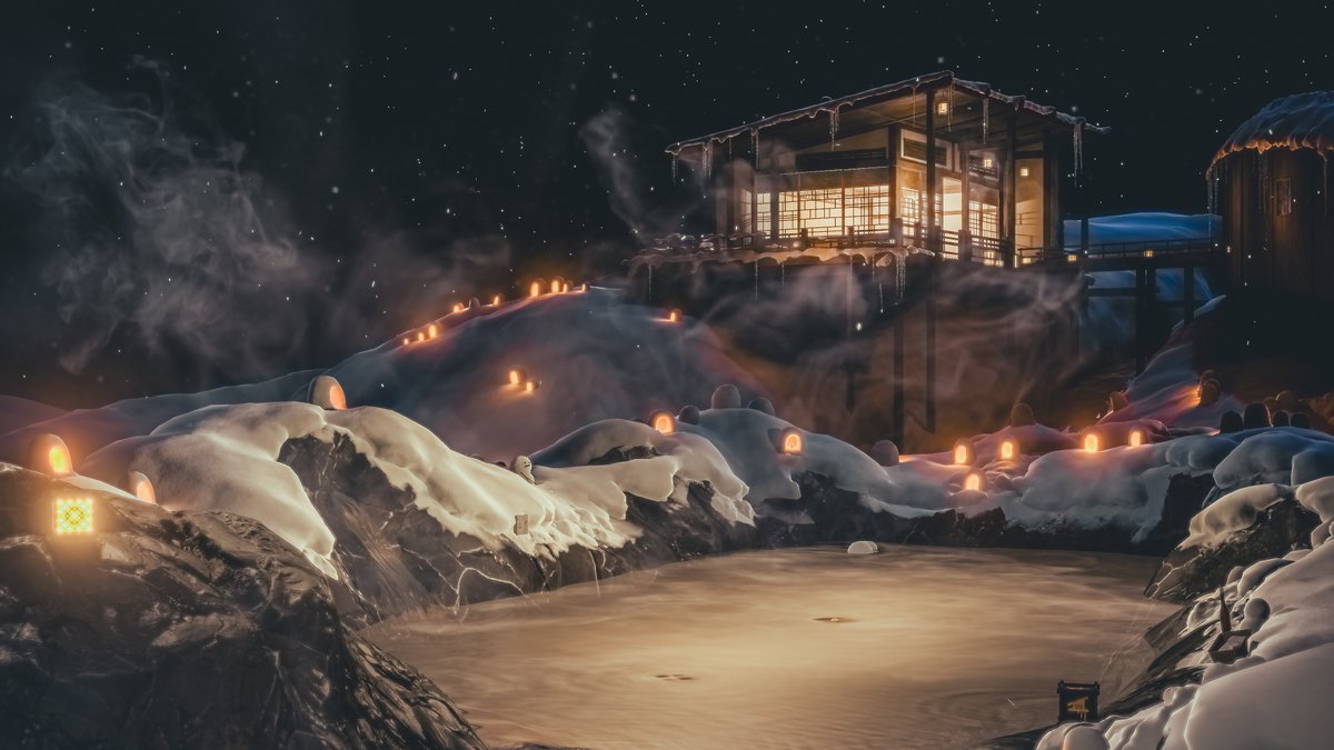 Neomance's tweet image. Hot Springs And Falling Snow
温泉と舞い降りる雪

World : 雪と温泉と Snow＆Onsen․․․
Author : Sawacrab

World URL :
vrchat.com/home/world/wrl…

#VRChat_world紹介 #Neo写真