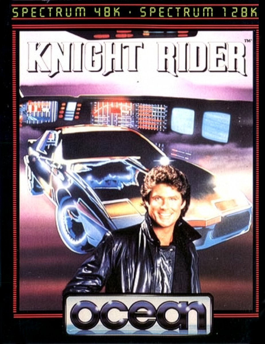 SieOne's tweet photo. Random #zxspectrum titles from yesteryear #1942

Title: Knight Rider
Publisher: Ocean
Year: 1986  
#retrogamingcommunity #retrogaming #retrogames #videogames #80s https://t.co/rYGrjjfBnT