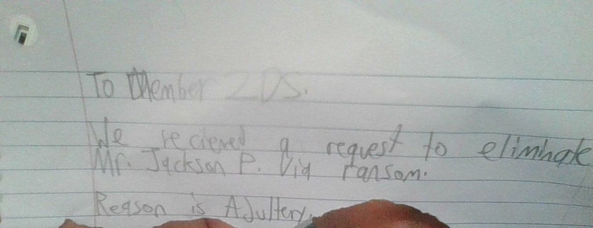 James8724996897's tweet photo. @NintendodsLite2 oh, I have the paper, it says JACKSON P. The boss isn't stupid enough to kill off one of his team, would he? https://t.co/OxZAEpOWg6