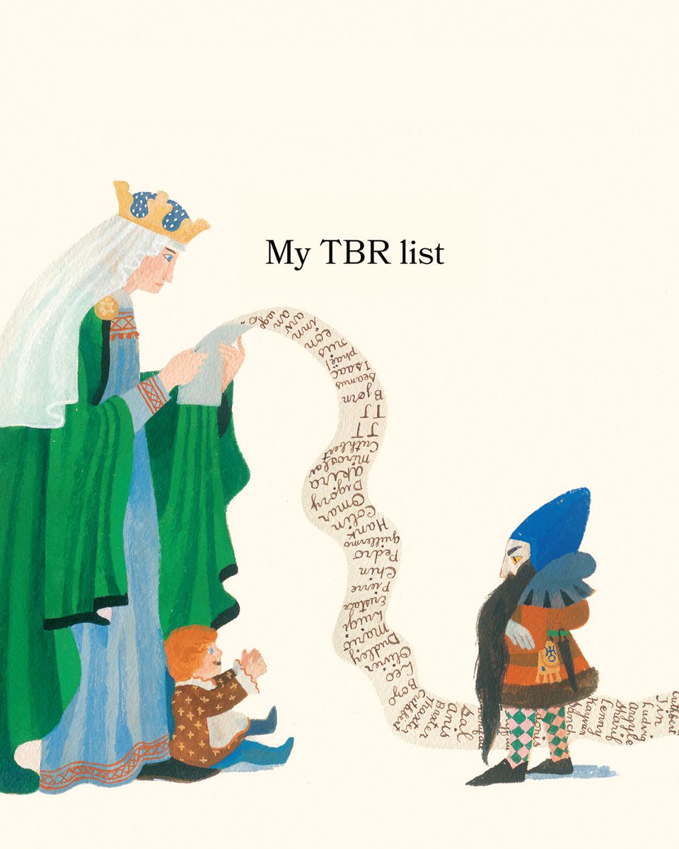 Scholastic's tweet photo. Reading one book and rewarding ourselves by adding five more to our To Be Read list

📖 Rumpelstiltskin by Mac Barnett, illustrated by Carson Ellis https://t.co/KFcXOPKTbO