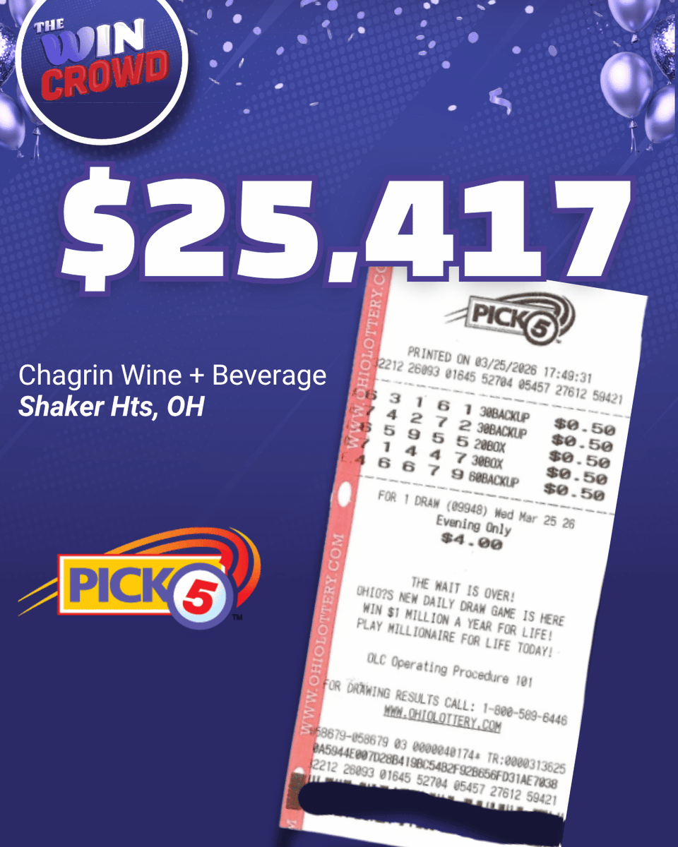 Ohio Lottery tweet media