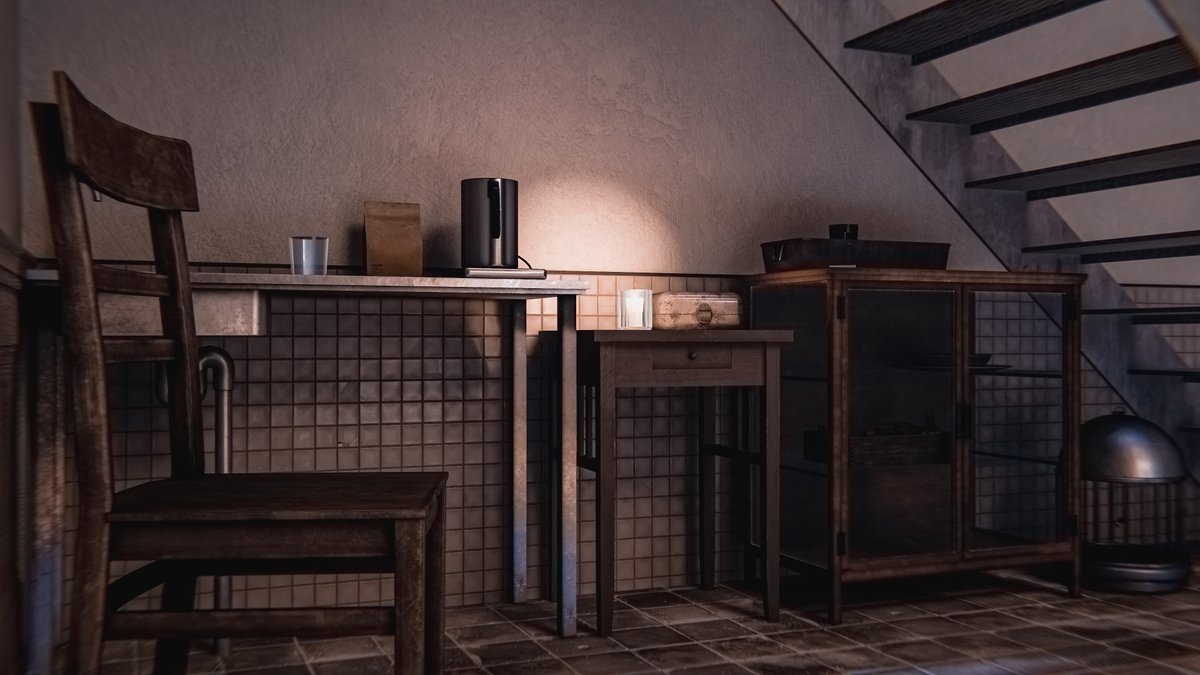 Neomance's tweet image. Room At The Stairwell's End
階段の下のだれかの部屋です

World : Understairs
Author : amanek

World URL :
vrchat.com/home/world/wrl…

#VRChat_world紹介 #Neo写真