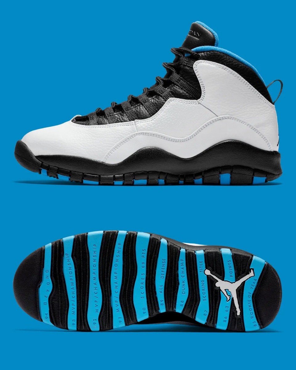 JustFreshKicks's tweet photo. Air Jordan 10 “Powder Blue” 💧

Bring 'em Back?! https://t.co/kecAwk9z1e