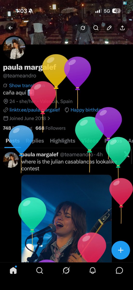 paula margalef tweet media