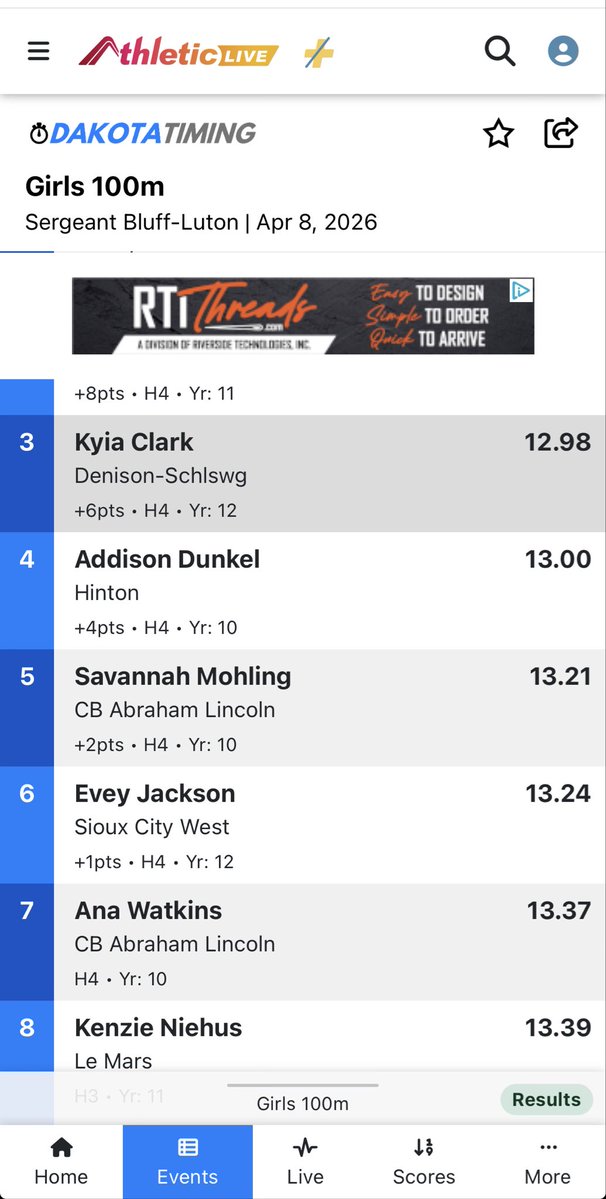 AL Girls Track and Field tweet media