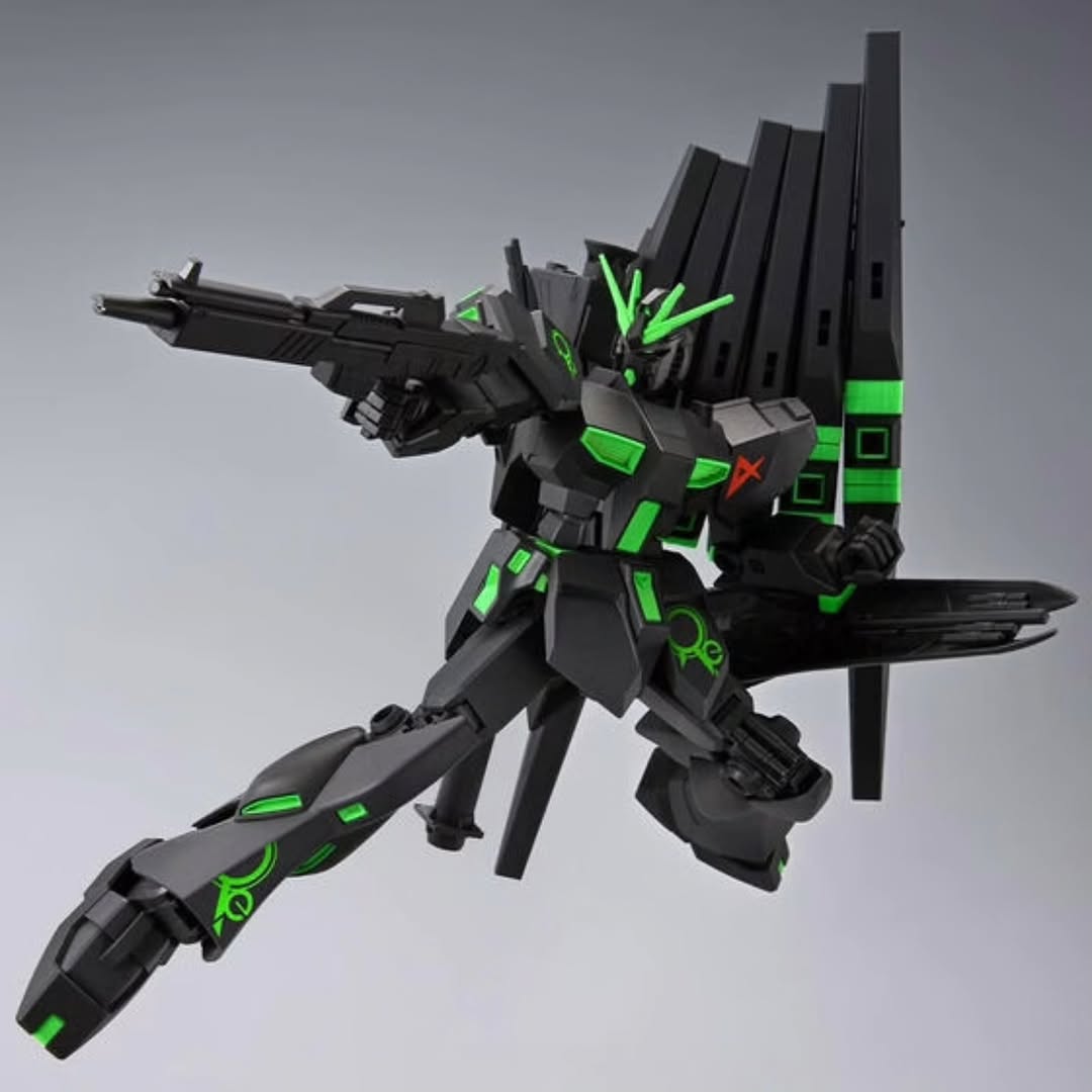 PlanetGundam's tweet image. P-Bandai Exclusive: Entry Grade 1/144 vGundam &amp;amp; Fin Funnel (Recirculation Color/Neon Green). Paperless model. Delivery scheduled for June 2026. Price: 3190 JPY. #Gundam #ModelKit #PBandai