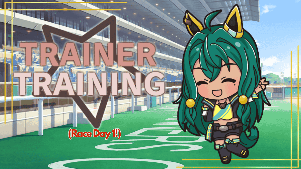 Terberri's tweet photo. TODAY IS THE DAY #TrainerTraining Race day! 
I have been grinding for the past few days and she is ready to run. I am excited to be part of Team Rae and participate in the mile race. Come check us out running our Uma Oshis!
🗓️April 8th @ 6pm PT!

🔗⤵️ https://t.co/gBgIBzNgll