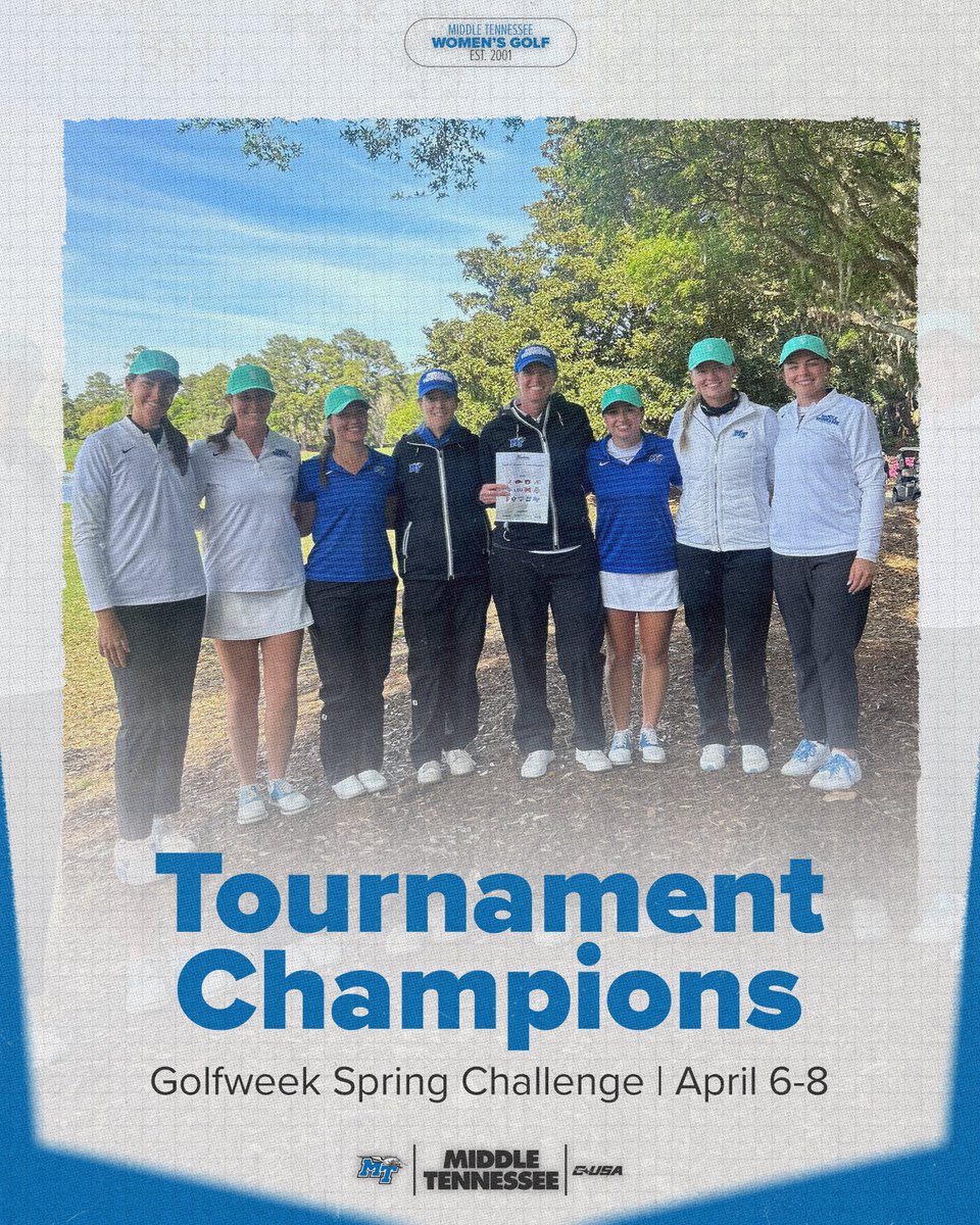 Middle Tennessee Women's Golf tweet media