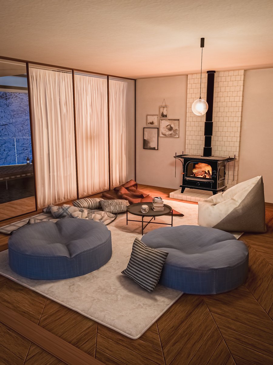 Neomance's tweet image. Rest And Sleep In A Cozy Home
居心地の良い家で休息と睡眠を

World : thallow
Author : サカナ：

World URL :
vrchat.com/home/world/wrl…

#VRChat_world紹介 #Neo写真