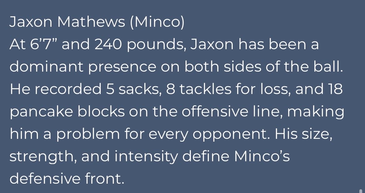 Jaxon Mathews tweet media