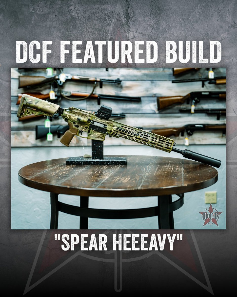 DCFGuns's tweet image. Featured Build: "Spear Heeeavy".

@sigsauerinc MCX SPEAR 7.62X51
@b5systems SOPMOD STOCK
@sigsauerinc ROMEO8T-AMR RED DOT
SIG SLH 762MM INC QUICK DETACH SUPPRESOR

#DCF #SigSauer #spear #sigsauerspear #custombuild #b5systems