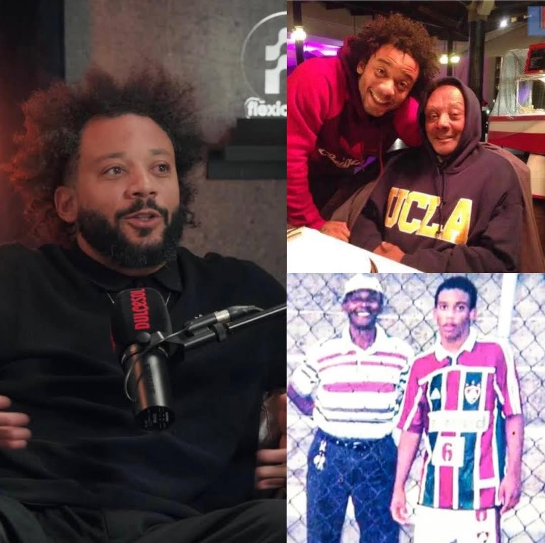 Marcelo: "When I was a kid my grandfather used to give me money (15 reais) to go train at Flamengo, my family was kind of poor but my grandfather gave me money to pay for my whim of playing football.

"One day at the final training sessions they were going to pick 3 players to be
