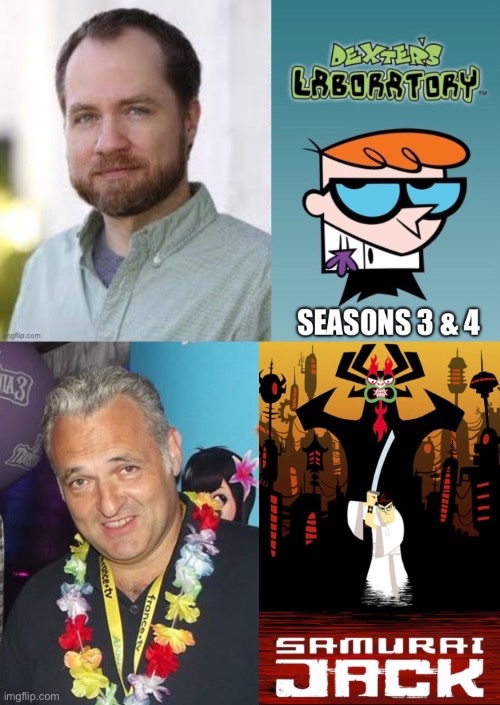 JamesAt80331055's tweet photo. Happy 25th and 22nd Anniversaries", respectively, to both #SamuraiJack and #FostersHomeforImaginaryFriends , "Happy 13th Anniversary" to #WanderOverYonder (THREAD: Part 1) https://t.co/NCaMOpx9Mf