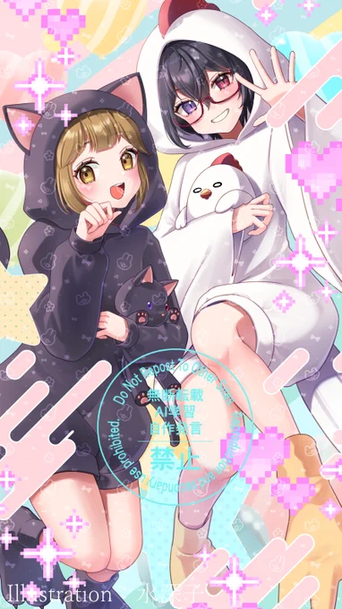 音越響輝さんのご依頼で、もっちさんとのツーショットプリクラを撮らせていただきましたー! 3周年おめでとうございます!!