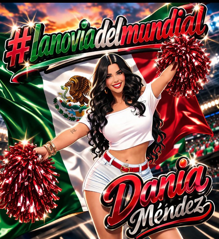 TU NOVIA DEL MUNDIAL
#daniamendez