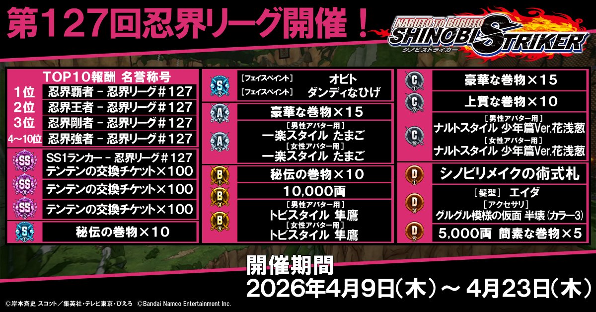 「ナルト」家庭用ゲーム公式 tweet media