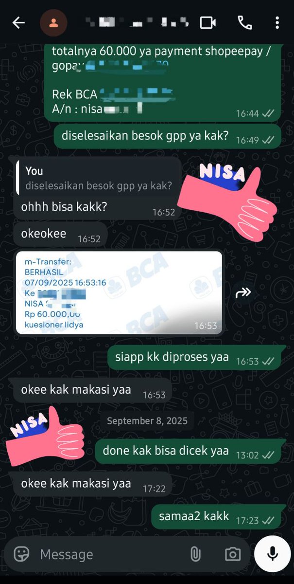 bloo00ms's tweet photo. Jasa isi kuisioner open teruss ya wa di bio

More testi https://t.co/j57C9RQHva https://t.co/3raNTsxFZT