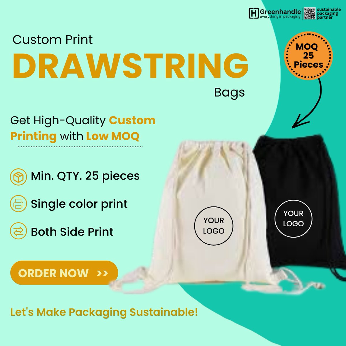 greenhandle_in's tweet image. 25 Pieces Drawstring Bags with Custom Logo – Strong Eco-Friendly Packaging Solution Carry your essentials effortlessly with durable drawstring bags.
#DrawstringBags #CustomPackaging #ReusableBags #EcoFriendly #PromotionalBags #BrandPackaging #SustainablePackaging #BagDesign