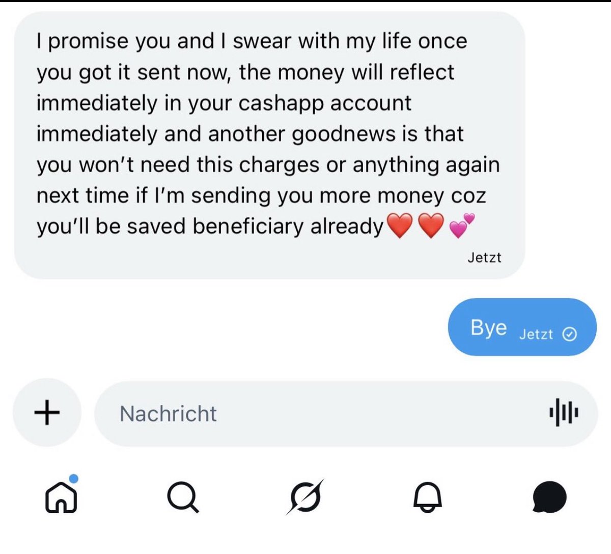 coded_12's tweet photo. No babies has to pay for anything ❌
No pay $50 just to claim $1000 sent to your cashapp ❌
No verification fee ❌
I hate fake sugar baby and sugar daddy ❌ https://t.co/BvVGwb9649