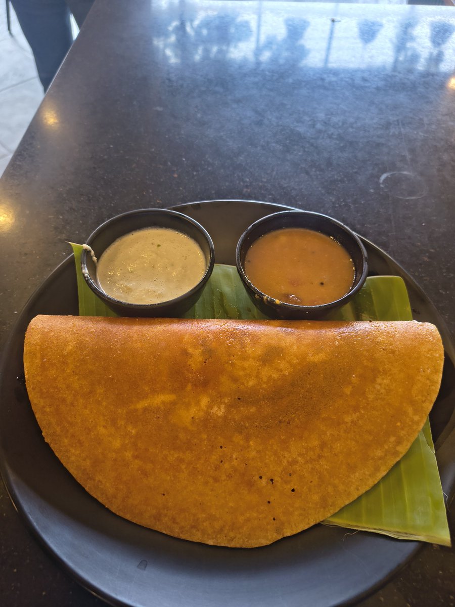 NameIsShreyash's tweet image. Above avg taste 🤧
Ghee Pudi Masale Dose - 125/-

#AigiriCafe #Mysuru