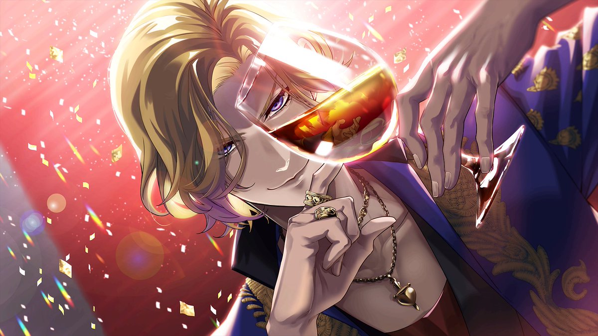 mobagebdays's tweet image. [ 04/09 ] 
Today's the birthday of Vil Schoenheit from Twisted Wonderland! Happy Birthday!