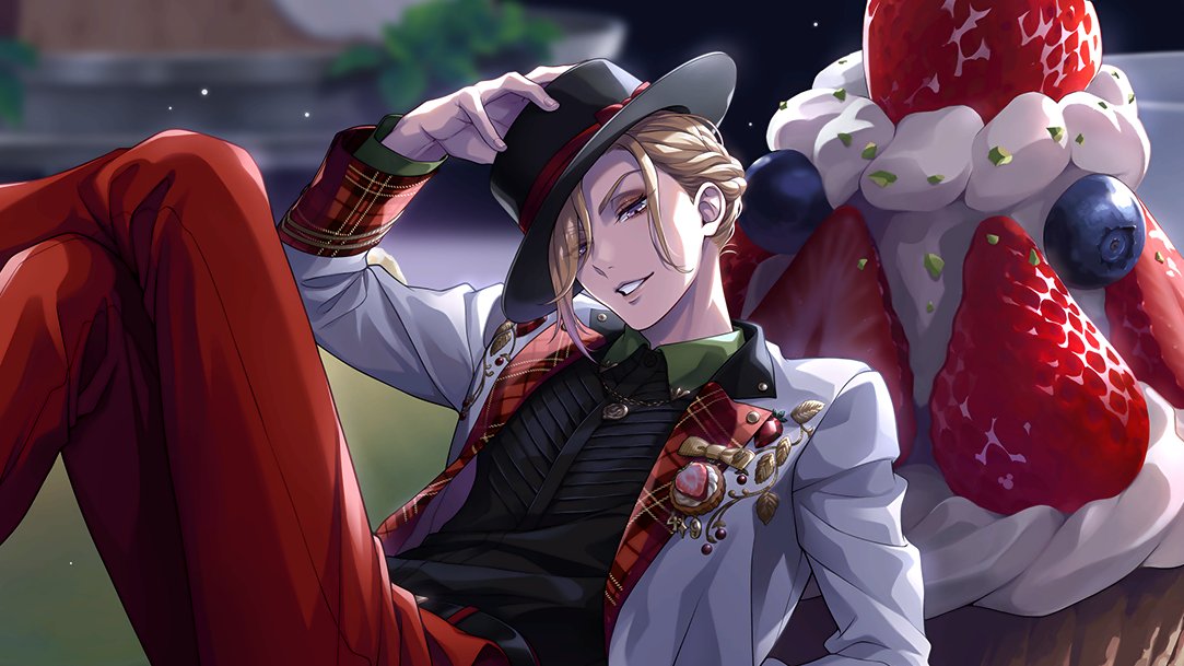 mobagebdays's tweet image. [ 04/09 ] 
Today's the birthday of Vil Schoenheit from Twisted Wonderland! Happy Birthday!