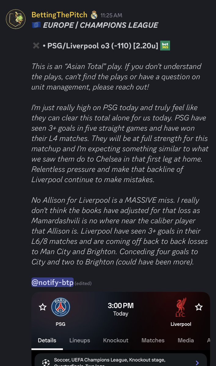 Betting The Pitch tweet media