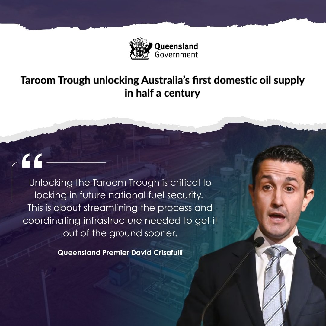 QRCouncil's tweet image. The Taroom Trough represents a significant opportunity to strengthen Australia’s domestic energy supply and reduce reliance on international markets.

Now is the time to unlock a little bit of Queensland. 

Read more here - ap1.hubs.ly/y0Lj8L0

#QRCouncil #Energy #Gas
