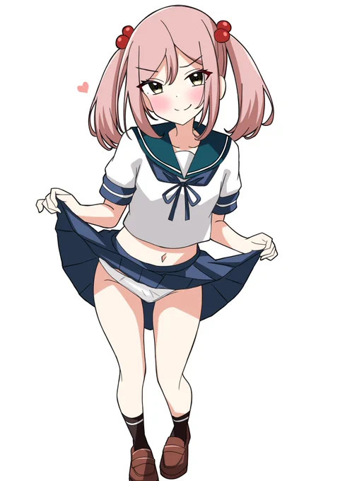 漣のおパンツは白。異論は法的措置