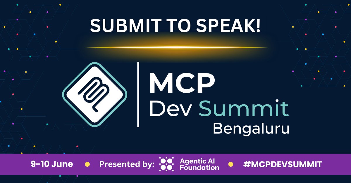 MCP Developers Summit tweet media