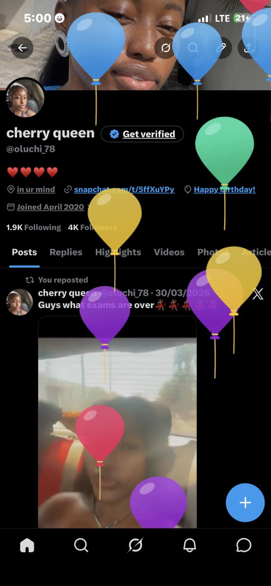 oluchi_78's tweet photo. Happy cake day to me https://t.co/9HVl1r8ucv