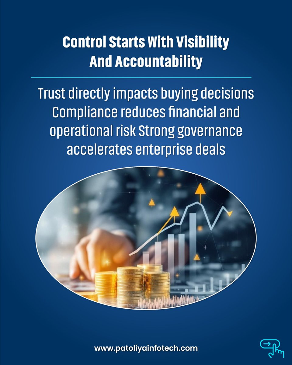 PatoliyaTech's tweet photo. Most data failures begin where visibility ends.
Identify gaps early
Prioritise critical data
Mitigate before exposure
Build trust with compliance
 
https://t.co/sn3zlHsWuB
 
#DataPrivacyCompliance #DataGovernance #CyberSecurity #RiskManagement #DataProtection #ComplianceStrategy https://t.co/8zGCyT6IkW