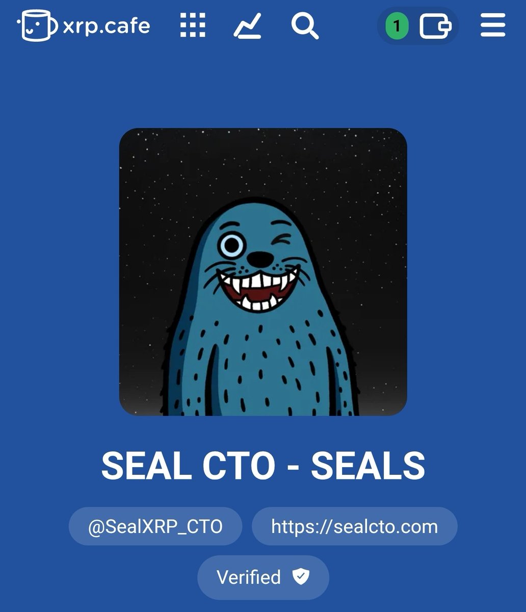 XRPAussie's tweet image. The @SealXRP_CTO NFT is now verified on @xrpcafe 

Thank you Cafe for supporting the $Seal community. 

This is just another solid step towards bringing power back to the community and allowing us to flourish.

We also now have a Seal NFT XRPL #NFT bot active. 

Well done Seals