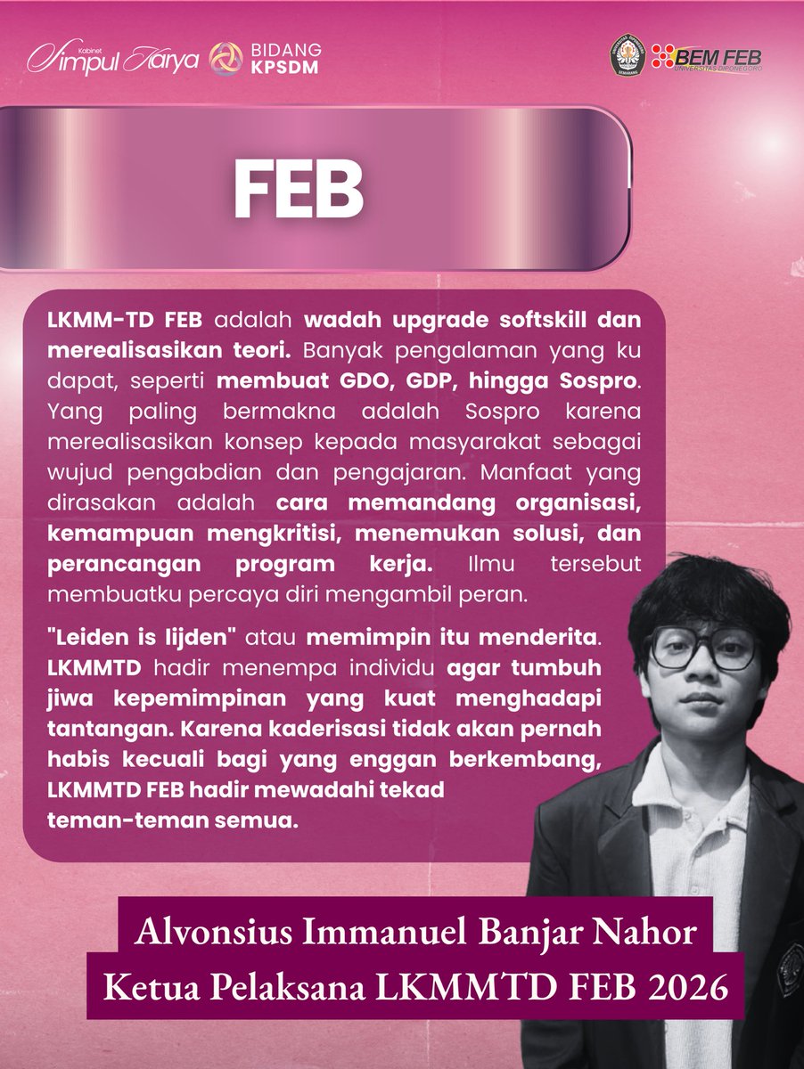 BEM FEB UNDIP tweet media